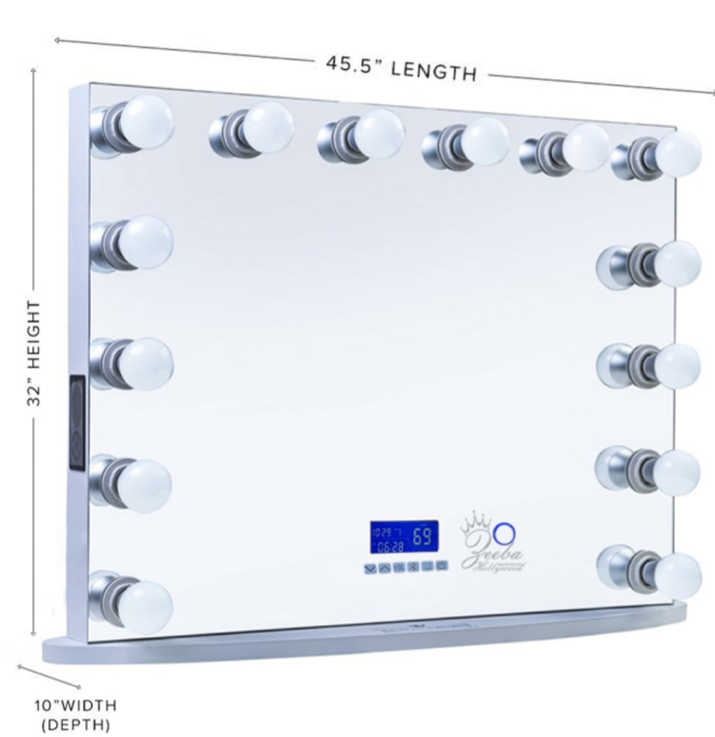 Los Magníficos Espejos Zeeba Hollywood (Con Bluetooth)